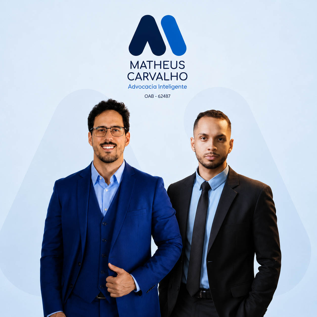 Advogado Matheus Carvalho em traje profissional